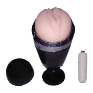 SUPER PINK MALE VIBRATING MALE STROKER